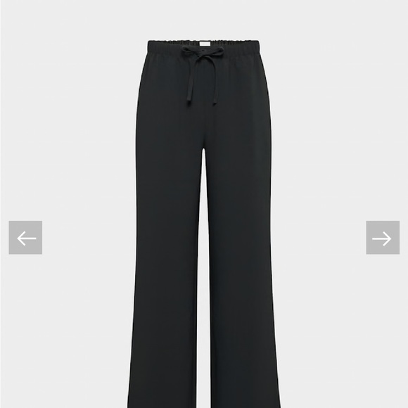 Aritzia Lodge Tall blk smallWide-Leg Trousers - Picture 2 of 4